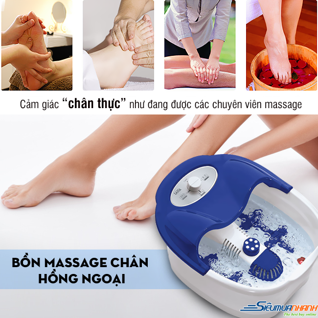 Bồn massage chân hồng ngoại Laica PC1301